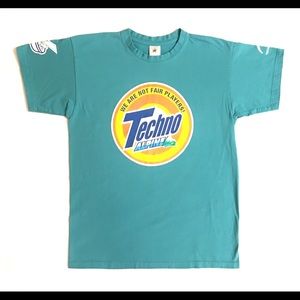 Techno Alpine Endless Summer Teal T Shirt Size L